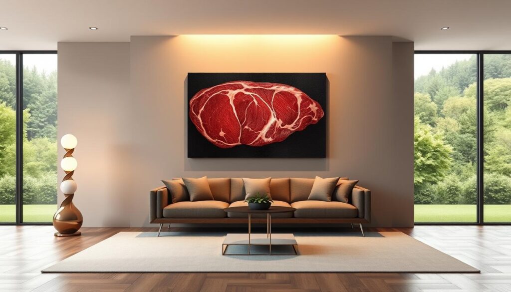 Beef Artwork in Modern Home Decor