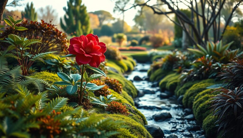 Middlemist Red Camellia in Landscape Design